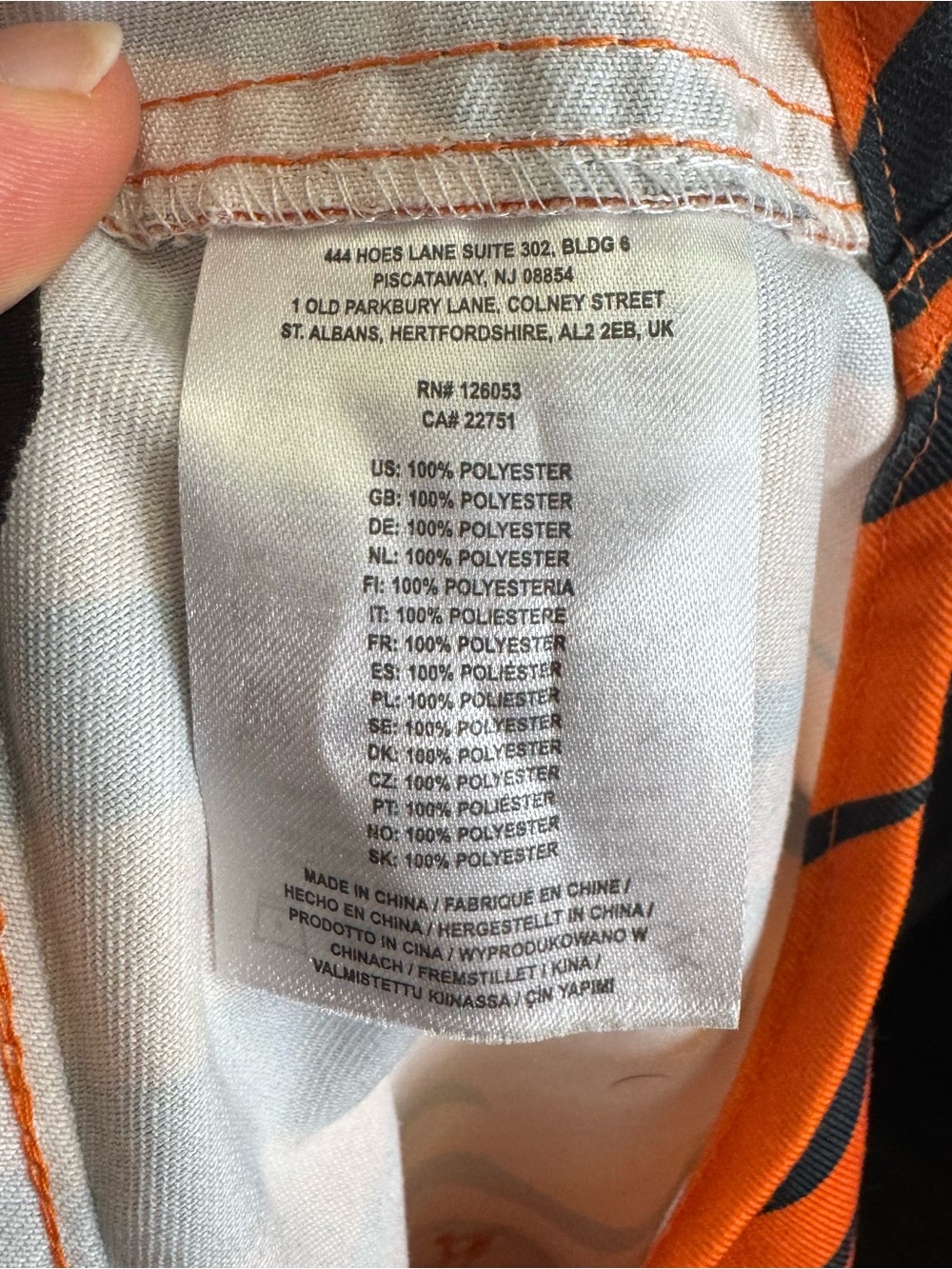 Women’s Foco Cincinnati Bengals Orange Tiger-Stripe Bib Overalls Medium - Picture 9 of 10